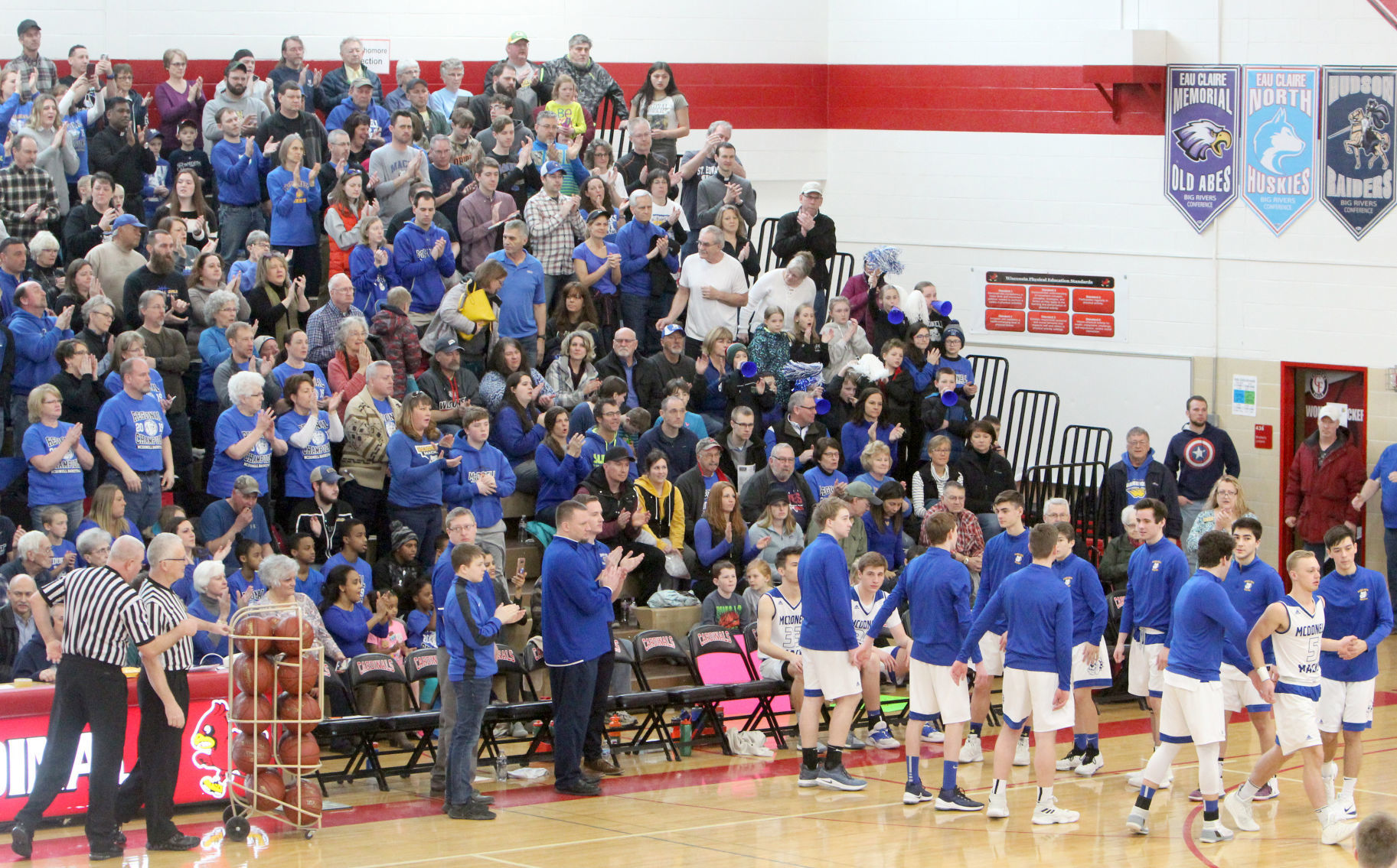 McDonell boys basketball vs Luck at Chi-Hi 3-9-19